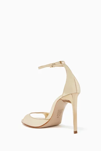 Scarlett 100 Sandals in Metallic Leather