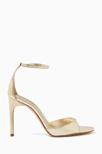 Scarlett 100 Sandals in Metallic Leather