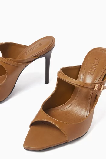 Fresh Boho 100 Mule Sandals in Leather