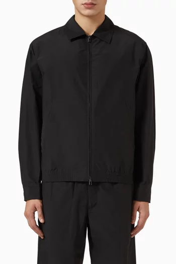 Blouson Zip Jacket in Cotton-blend