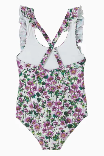 Floral Print One-piece Swimsuit