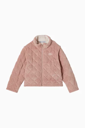 Quilted DG Logo Jacket