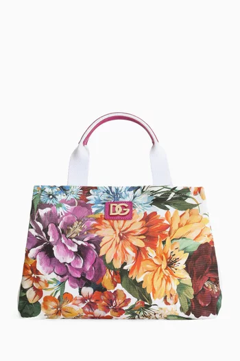 Floral Handbag in Canvas