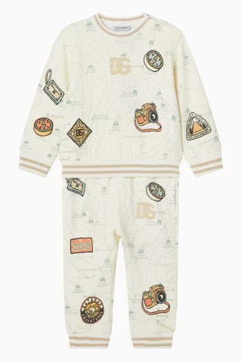 بنطال رياضي بنقشة رسومات