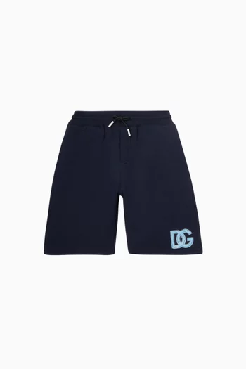 Logo Shorts in Cotton