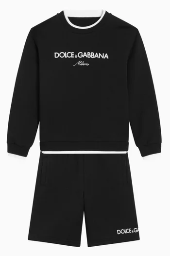 DG Logo Shorts in Cotton-jersey