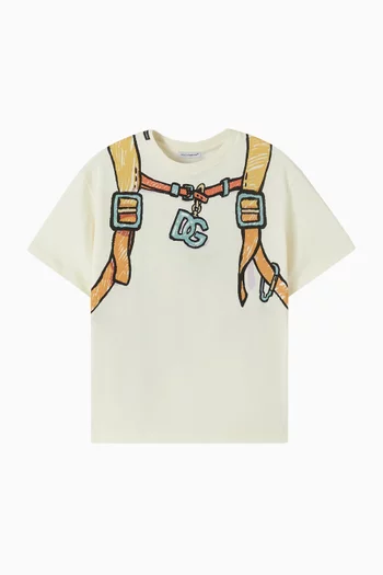Backpack T-shirt in Cotton