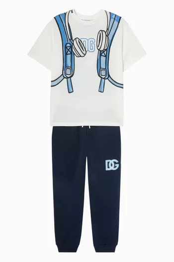 Logo Sweatpants in Cotton