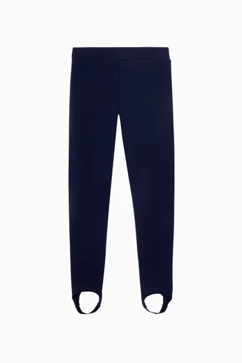 Logo Leggings in Cotton-blend