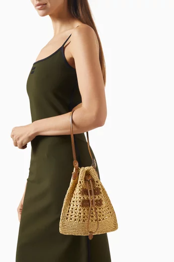 Mini Woven Bag in Raffia