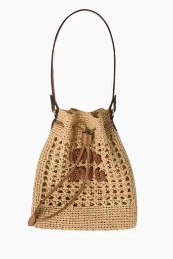 Mini Woven Bag in Raffia