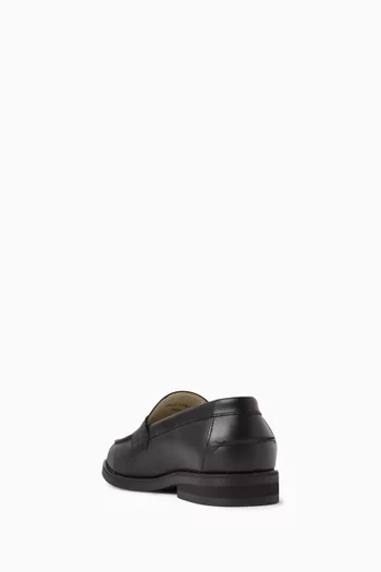 Wilde Plus Star Penny Loafers in Leather