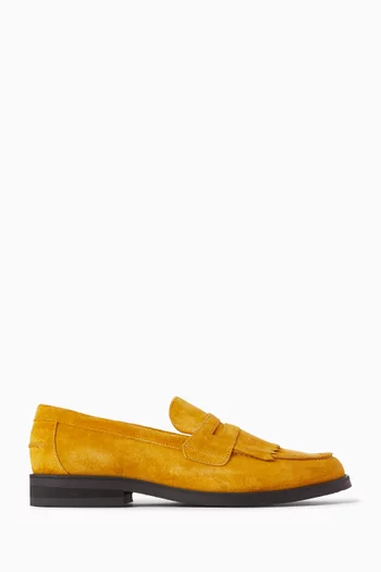 Wilde Fringe Loafers in Suede