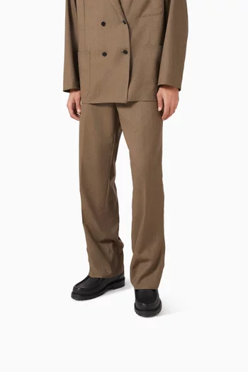 Moby Lace-up Boots in Leather