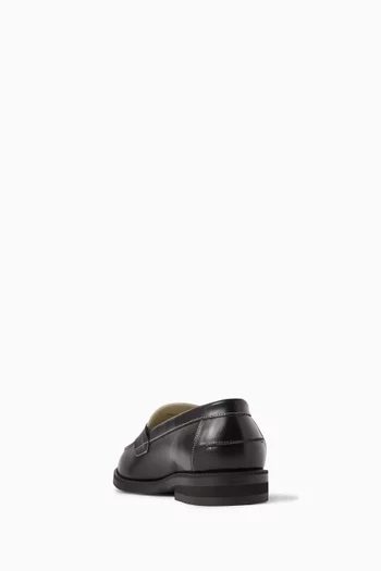 Wilde Kiss Penny Loafers in Leather