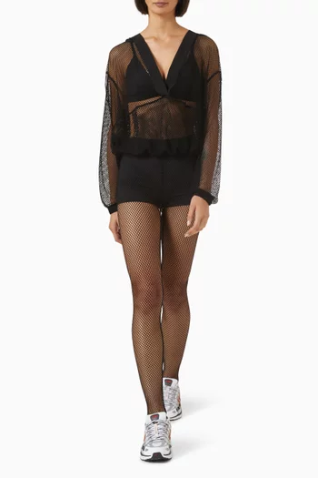 Stirrup Performance Leggings in Fishnet