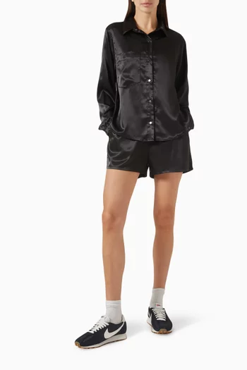 Relaxed-fit Shirt in Satin
