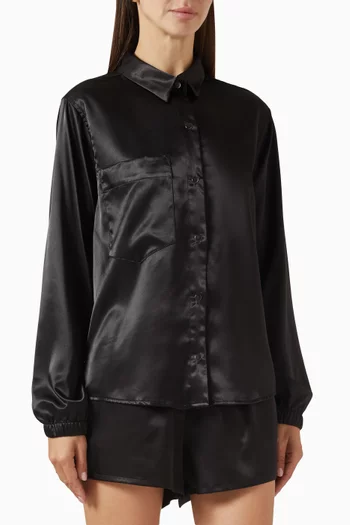 Relaxed-fit Shirt in Satin
