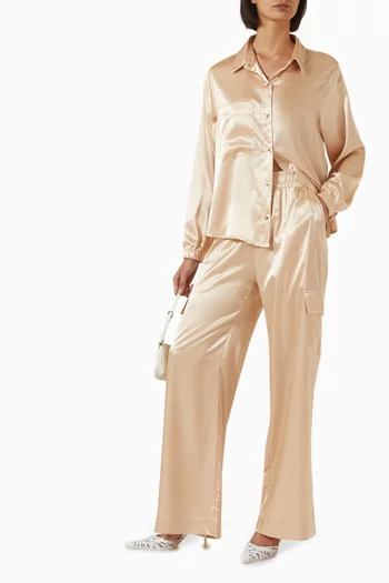 Relaxed-fit Shirt in Satin