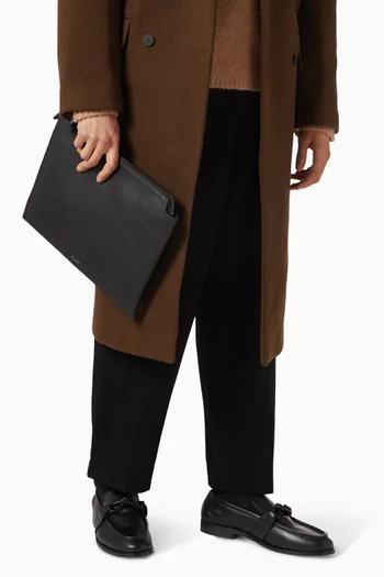 Large Pouch in Leather