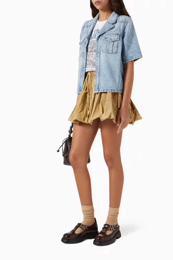 Button-up Shirt in Denim