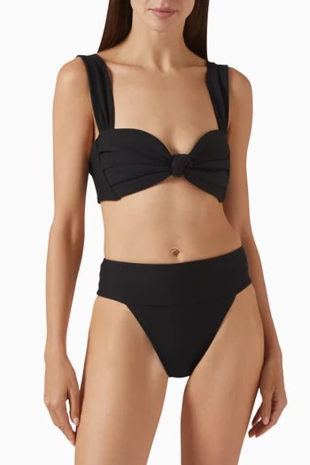 Hayden Pleated Bikini Top
