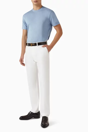 Crew T-shirt in Cotton & Lyocell