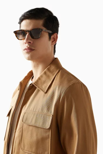 River Sunglasses in Havana Acetate