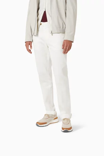 Sneakers in Cotton Chiné Knit