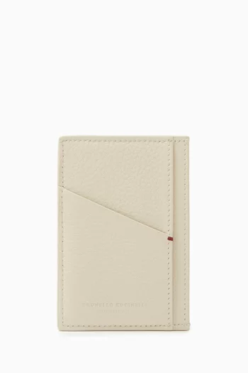 Slim Card Holder in Leather