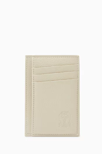 Slim Card Holder in Leather