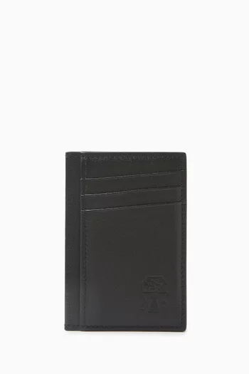 Slim Card Holder in Leather