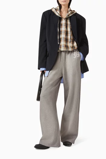 Logo Sweatpants in Cotton Fleece