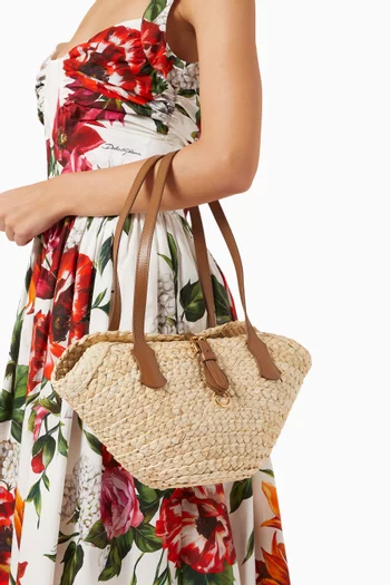 Capri Coffa Bag in Raffia