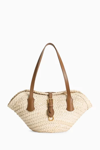 Capri Coffa Bag in Raffia