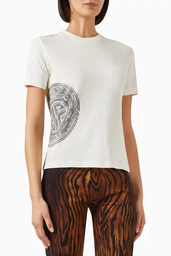 Stamp Print T-shirt in Cotton-jersey