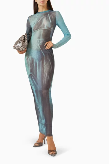 The Long Water Dress in Mesh
