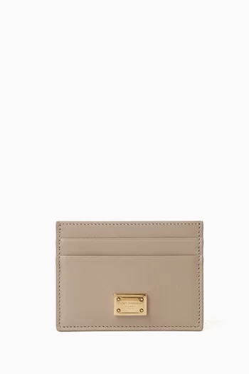 Dauphine Card Holder in Smooth Leather