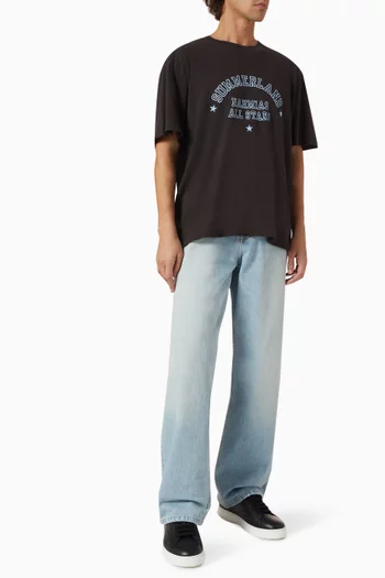 Summerland All Stars Boxy T-shirt in Cotton