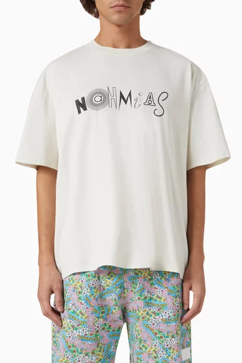 Collage Boxy T-shirt in Cotton