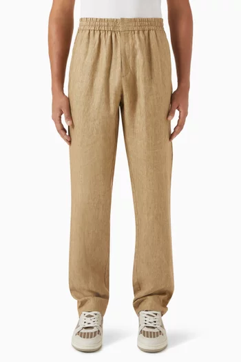 Drawstring Pants in Linen