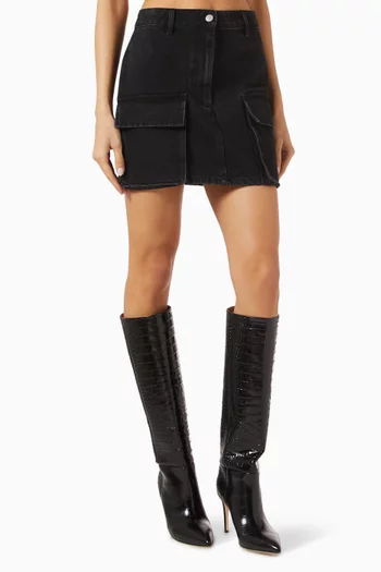 Bexley Mini Skirt in Denim