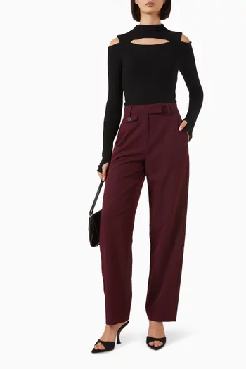 Lenox Cut-out Top in Jersey