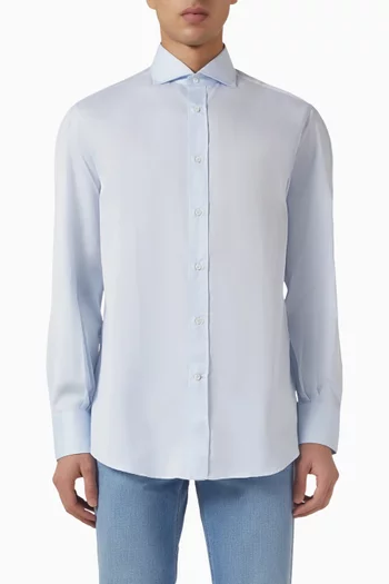 Slim Fit Shirt in Twill