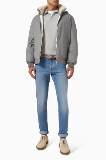 سترة بولو نسيج كشمير