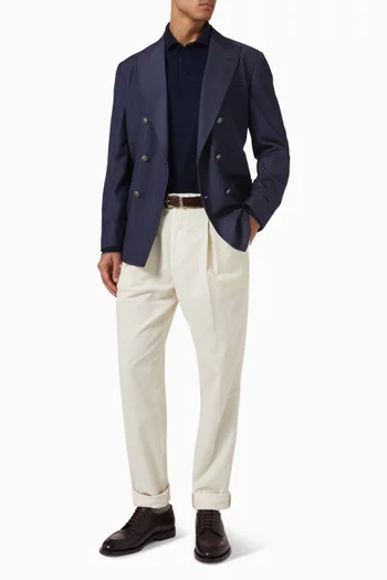 سترة بولو نسيج كشمير