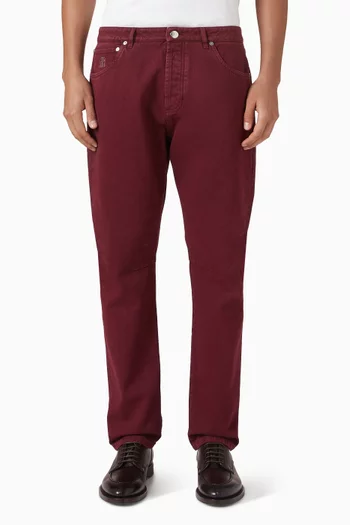 بنطال جينز بتصميم مصبوغ دينم