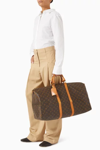 Keepall Bandoulière 55 Duffle Bag in Monogram Canvas