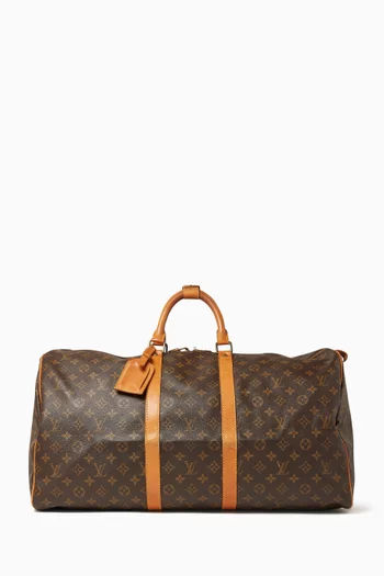 Keepall Bandoulière 55 Duffle Bag in Monogram Canvas