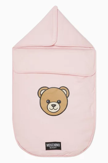 Teddy Bear Sleeping Bag in Cotton